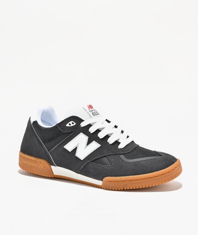 New Balance Numeric 600 Phantom Grey & White Skate Shoes - New Balance