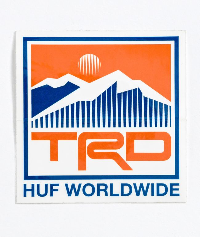 HUF x Toyota Racing Development Logo Sticker - HUF
