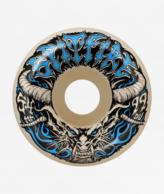 Spitfire Formula Four Demon Redux Conical Full 54mm 99a Natural Skateboard Wheels - Spitfire