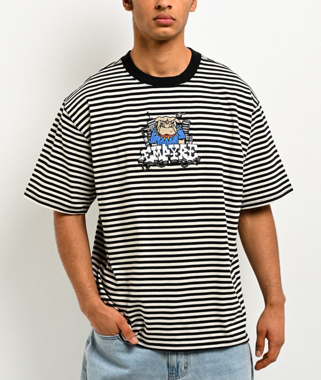 Empyre Tiny Tim Stripe Black & White T-Shirt - Empyre