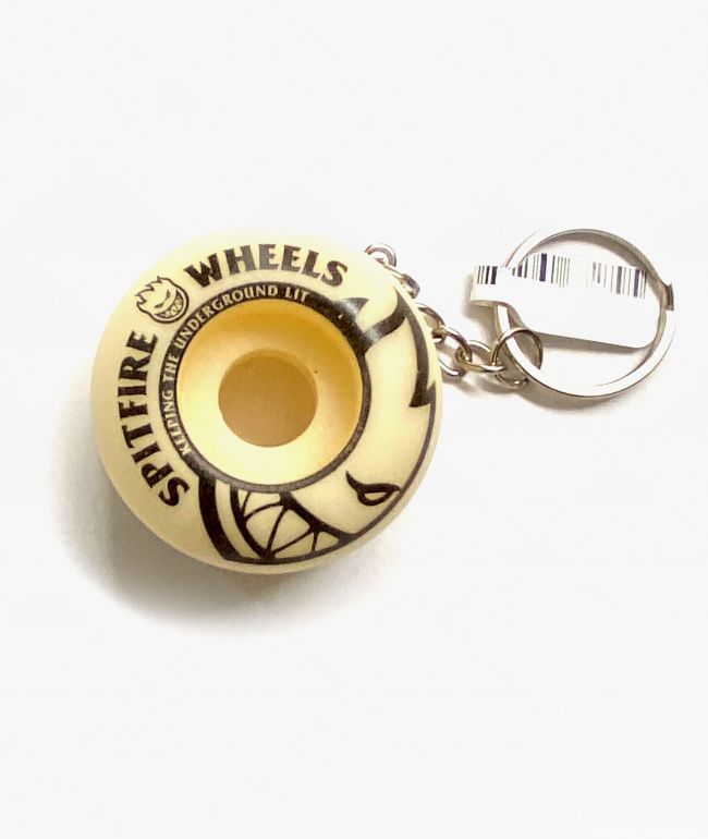 Spitfire Natural Mini Wheel Keychain - Spitfire
