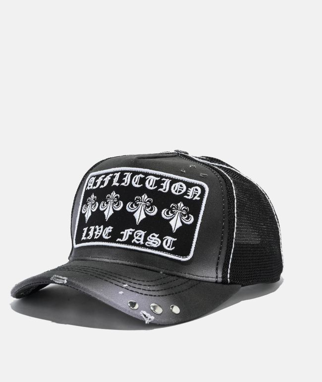 Affliction Life Black Trucker Hat - Affliction