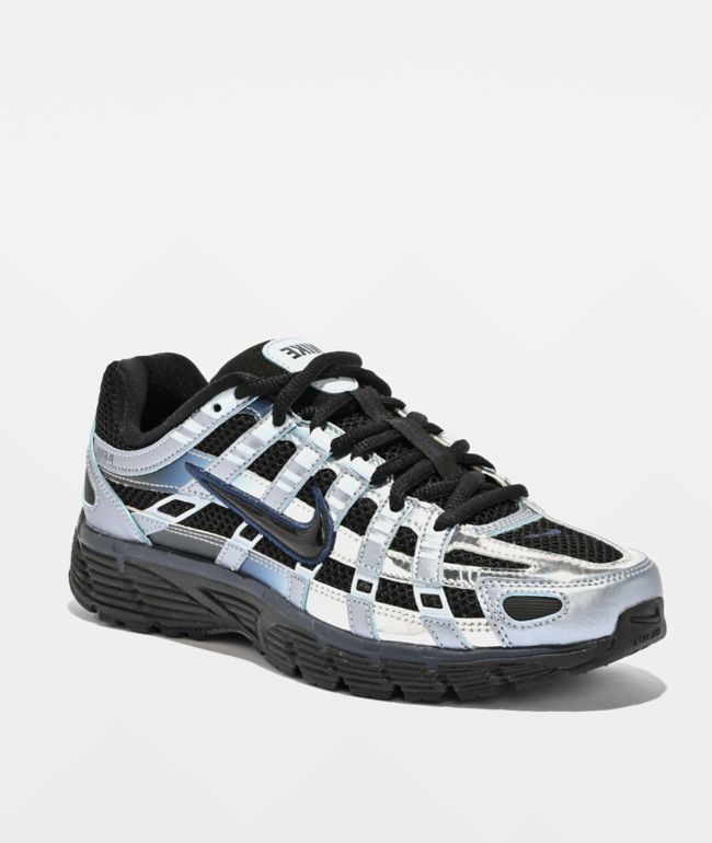 Nike Women's P-6000 Black, Hydro Blue & Silver Shoes - Nike