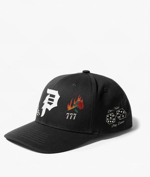Primitive Blackjack Black Snapback Hat - Primitive
