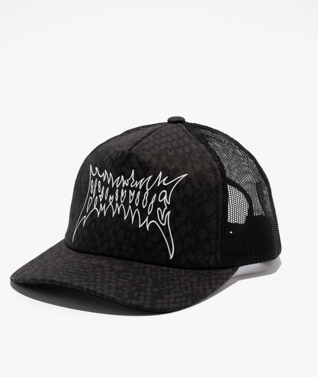Primitive Threat Scale Black Trucker Hat - Primitive