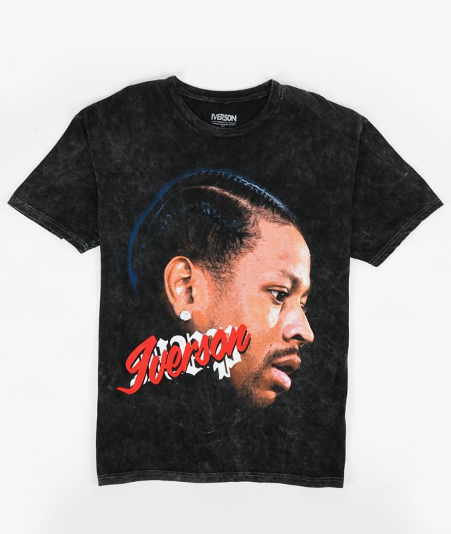Allen Iverson MVP Black Wash T-Shirt - 