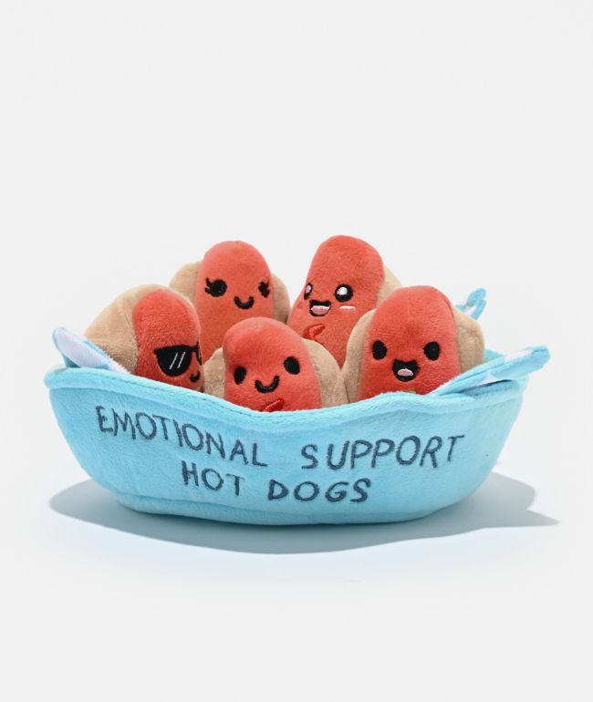 Emotional Support Pals Hot Dogs Plush Toy Set - 