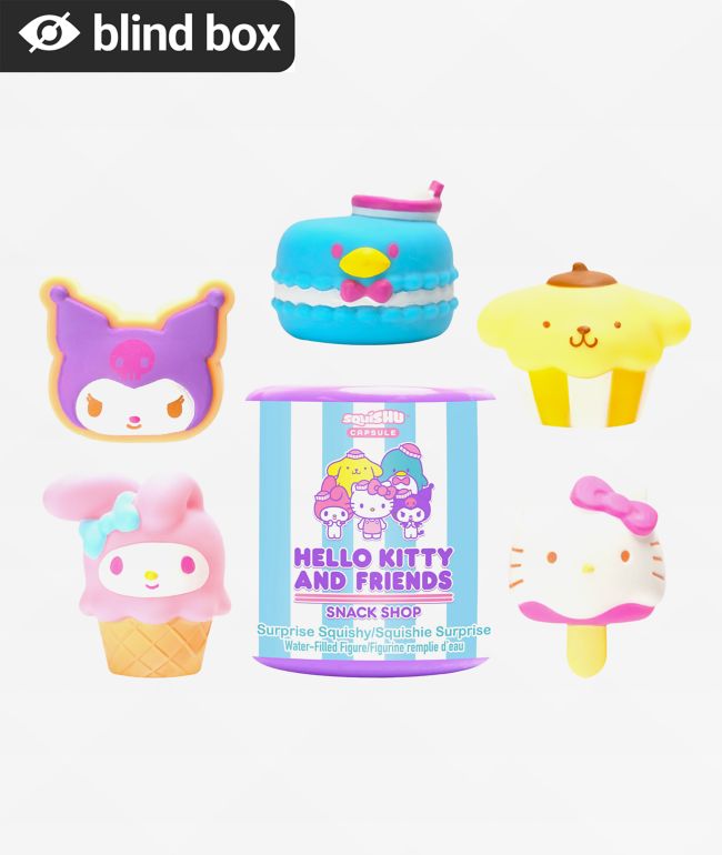 Hello Kitty & Friends Snack Shop SquiSHU Capsule Blind Box - Hello Kitty And Friends