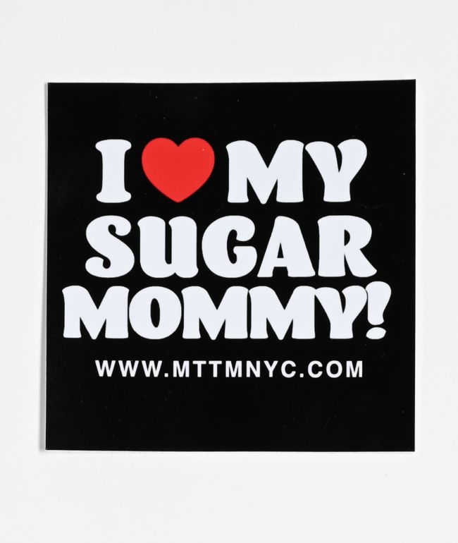 Married To The Mob Sugar Mommy Black Sticker - Married To The Mob