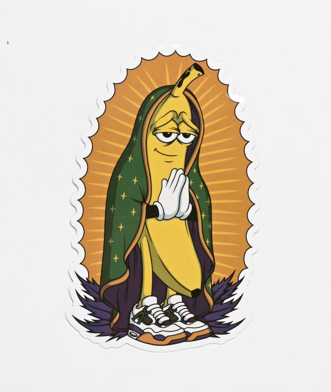 Petty Snacks Saint Virgin Nana Sticker - Petty Snacks