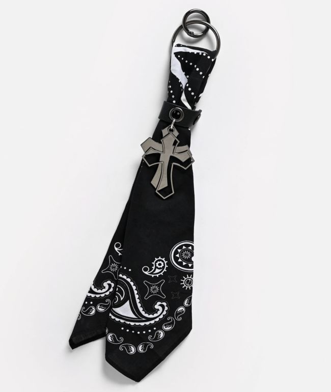 Ninth Hall PaySlay Black Bandana Bag Charm - Ninth Hall