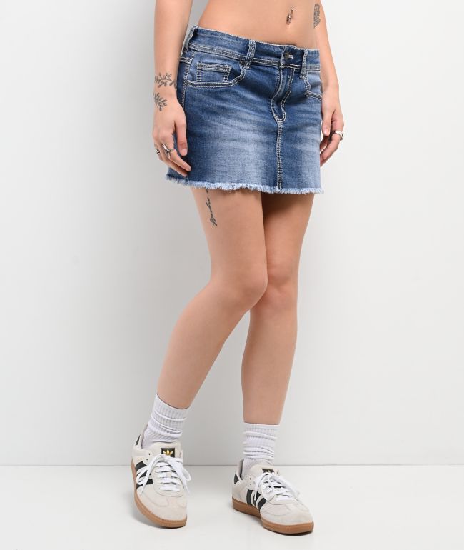 Ninth Hall Alyssia Heavenly Cutoff Mini Skirt - Ninth Hall