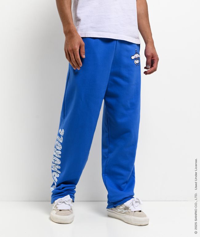 Hello Kitty® & Friends | A.LAB Cinnamoroll™ Camo Puffer Blue Sweatpants - A.LAB