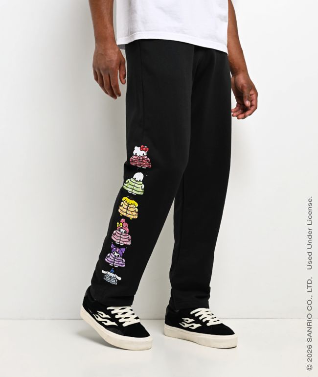 Hello Kitty® And Friends | A.LAB Hello Kitty And Friends Black Sweatpants - A.LAB