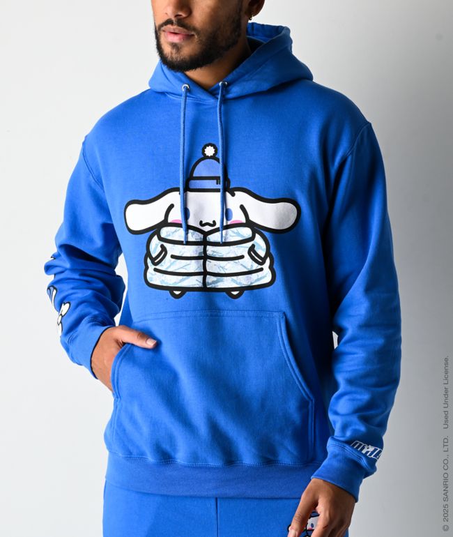 Hello Kitty® and Friends | A.LAB Cinnamoroll™ Camo Puffer Blue Hoodie - A.LAB