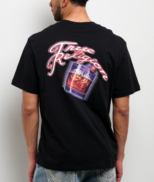 True Religion On The Rocks Black T-Shirt - True Religion