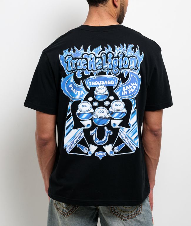 True Religion High Score Black T-Shirt - True Religion