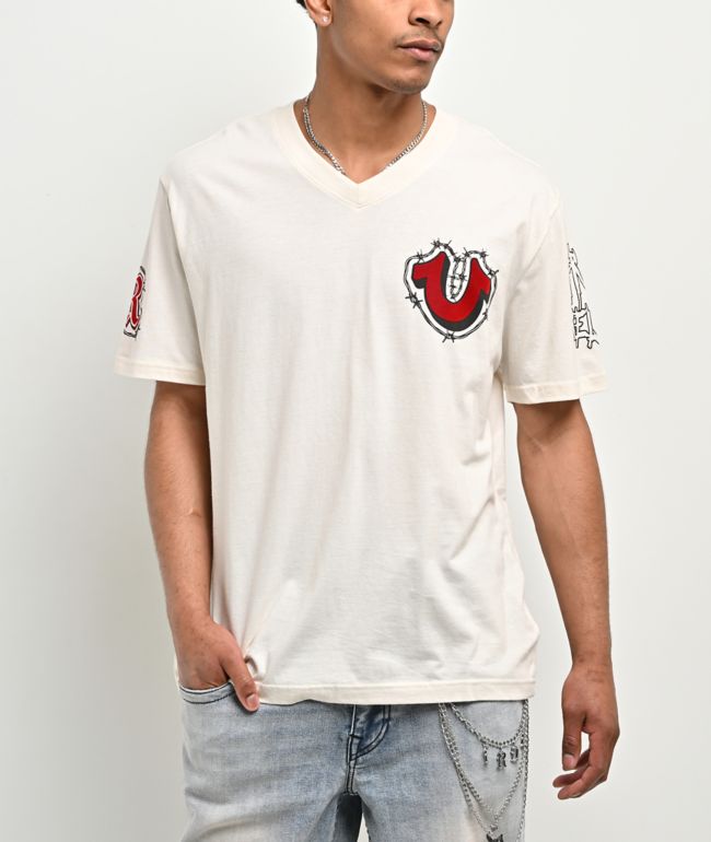 True Religion Eagle Nest Natural T-Shirt - True Religion