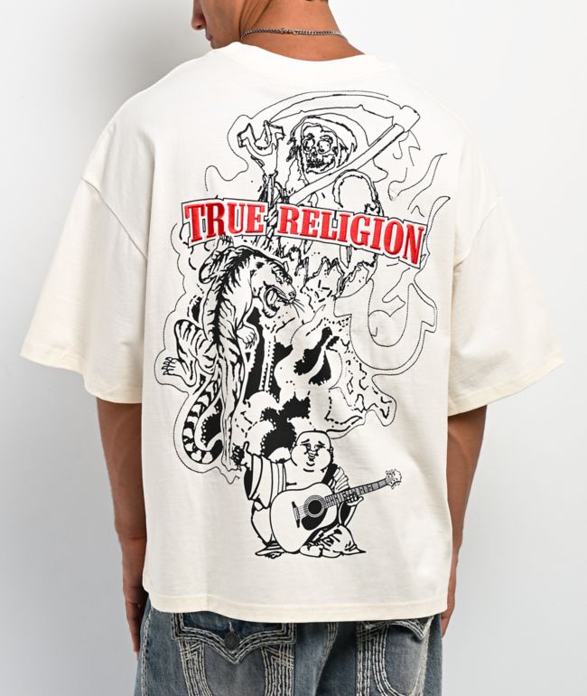True Religion Tiger White T-Shirt - True Religion