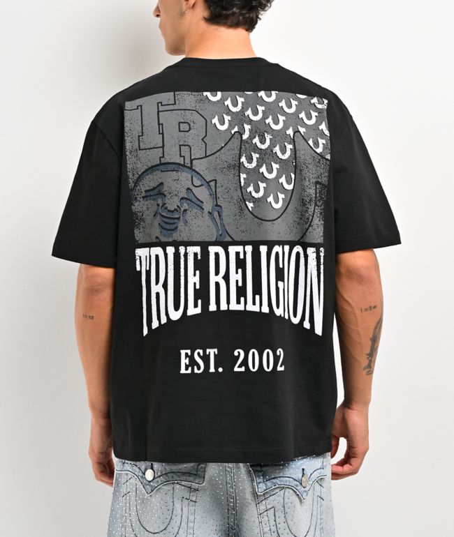 True Religion Buddha Arch Black T-Shirt - True Religion