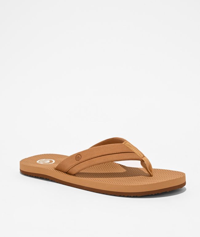 Cords Comfort Wave Tan Sandals - Cords