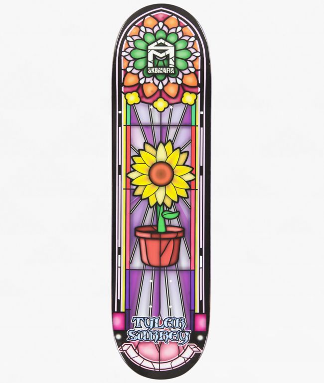 Sk8mafia Surrey Stained Glass 8.25" Skateboard Deck - Sk8mafia