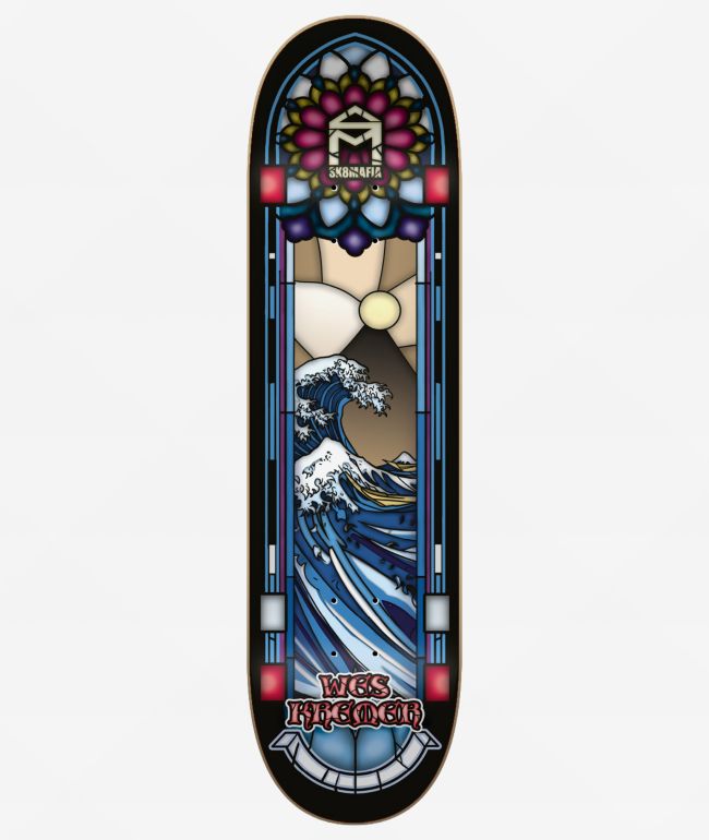 Sk8mafia Kremer Stained Glass 8.5" Skateboard Deck - Sk8mafia