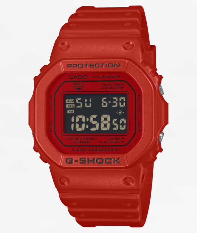 G-Shock DW6900TR-1 Black & Red Digital Watch | Zumiez
