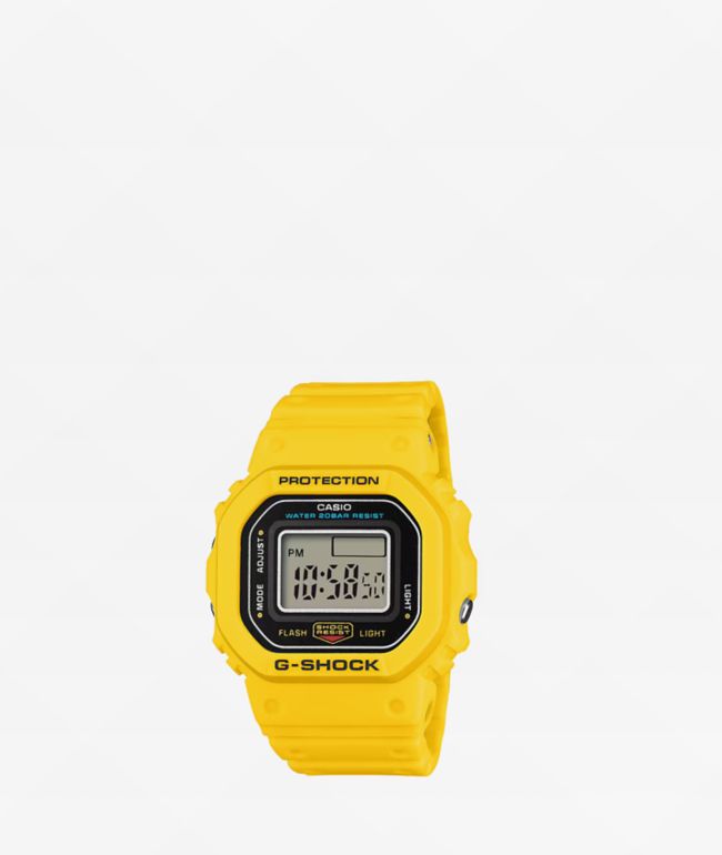G-Shock DWN-5600-4 Yellow Digital Watch Ring - G-Shock