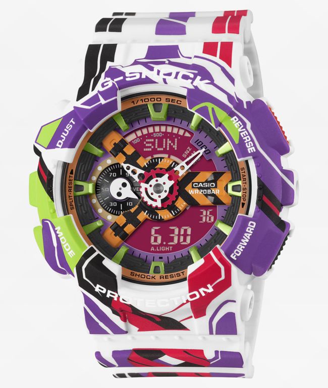 G-Shock x EVANGELION GA110EVA30-7A Analog & Digital Watch - G-Shock