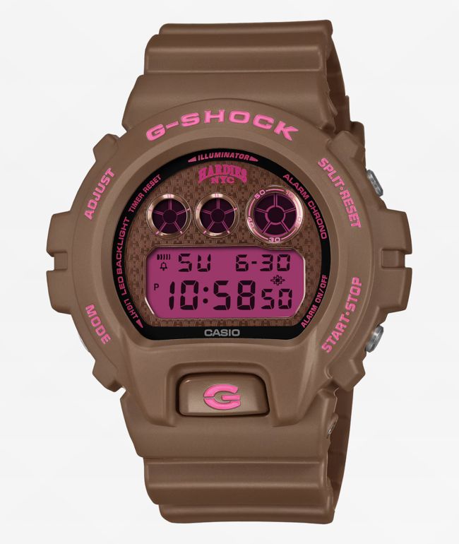 G-Shock x Hardies NYC DW6900HH-5 Brown Digital Watch - G-Shock
