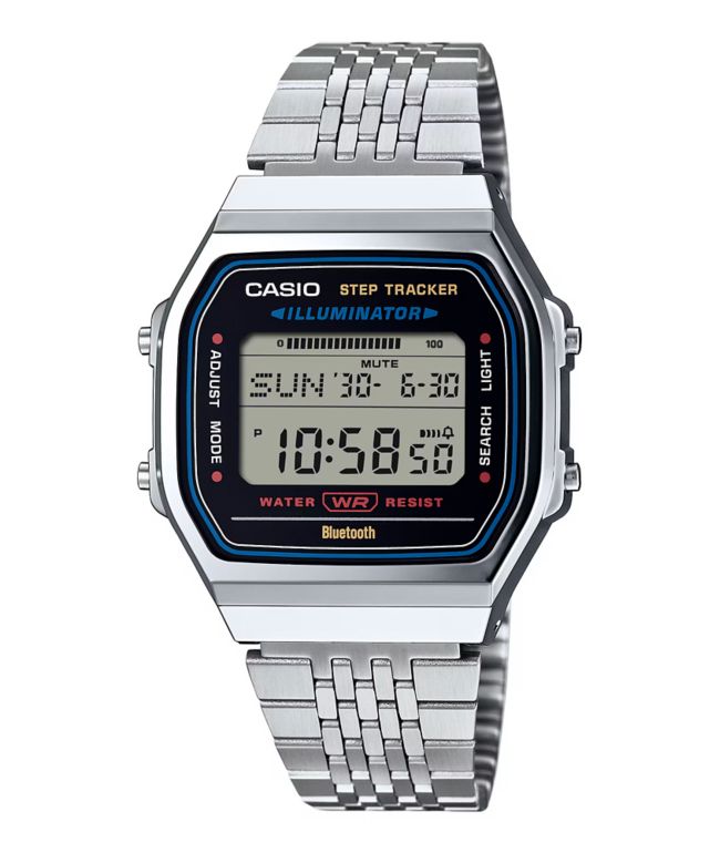 Casio ABL100WE-1AVT Vintage Silver Digital Watch - Casio