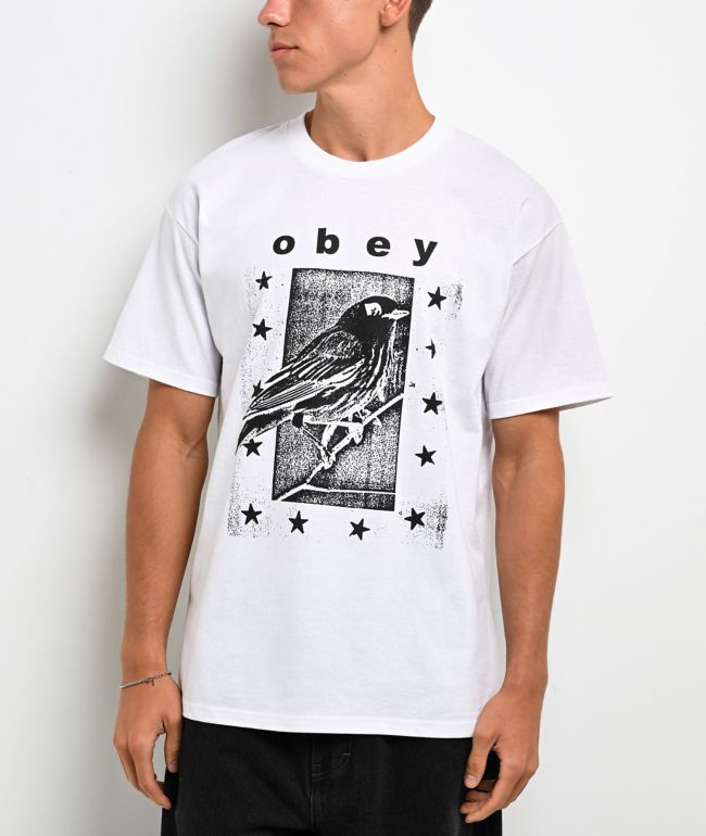 Obey Fly Away White T-Shirt - Obey