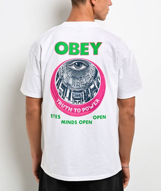 Obey Truth To Power White T-Shirt - Obey