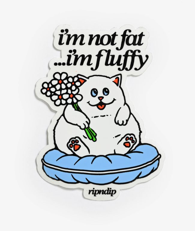 RIPNDIP Fluffy Baby Sticker - RIPNDIP