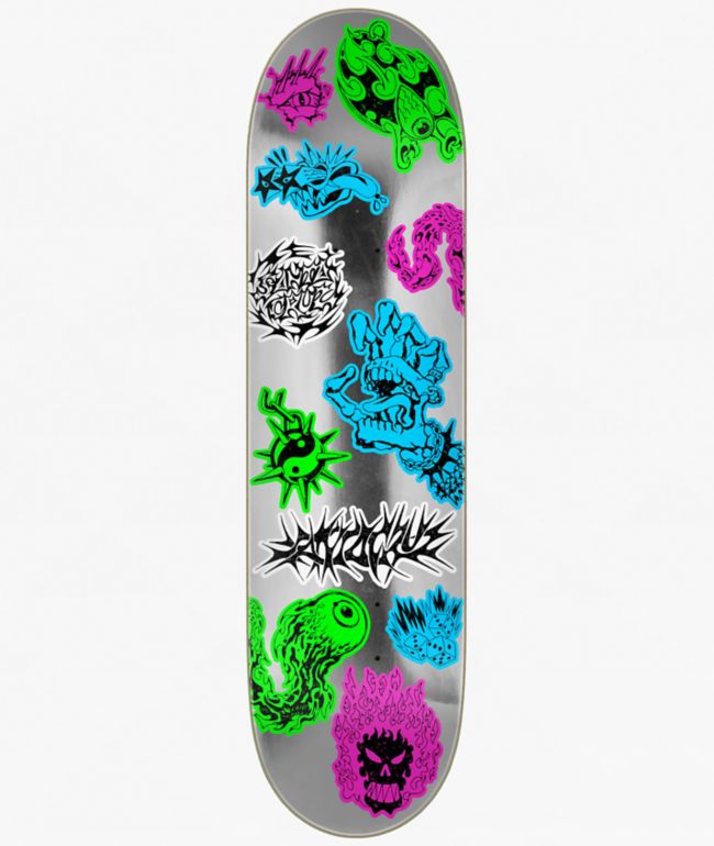 Santa Cruz Scribble Flash FeelBase 8.0" Skateboard Deck - Santa Cruz Skate