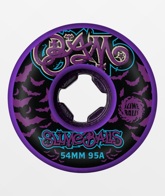 Slime Balls Margera Guest Hardline 54mm 95a Purple Skateboard Wheels - Slime Balls