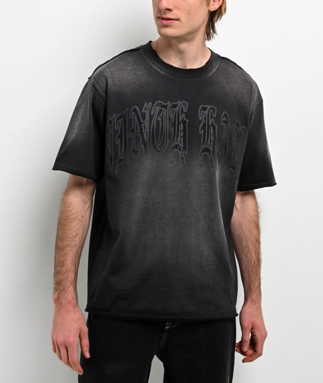 Ninth Hall Stone Fein Black Wash T-Shirt - Ninth Hall