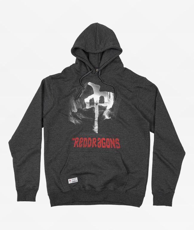 Red Dragons Willy's Cave Charcoal Hoodie - 