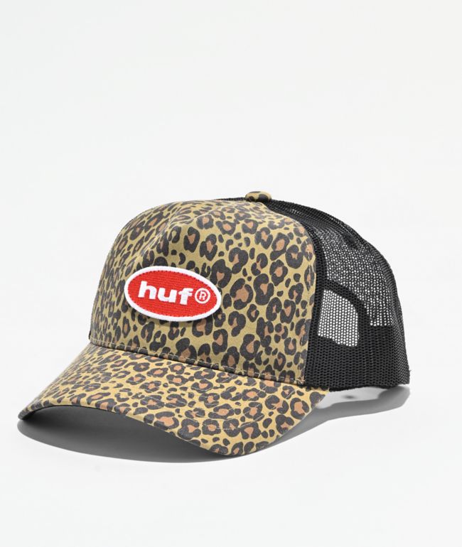 HUF Safari Leopard Trucker Hat - HUF