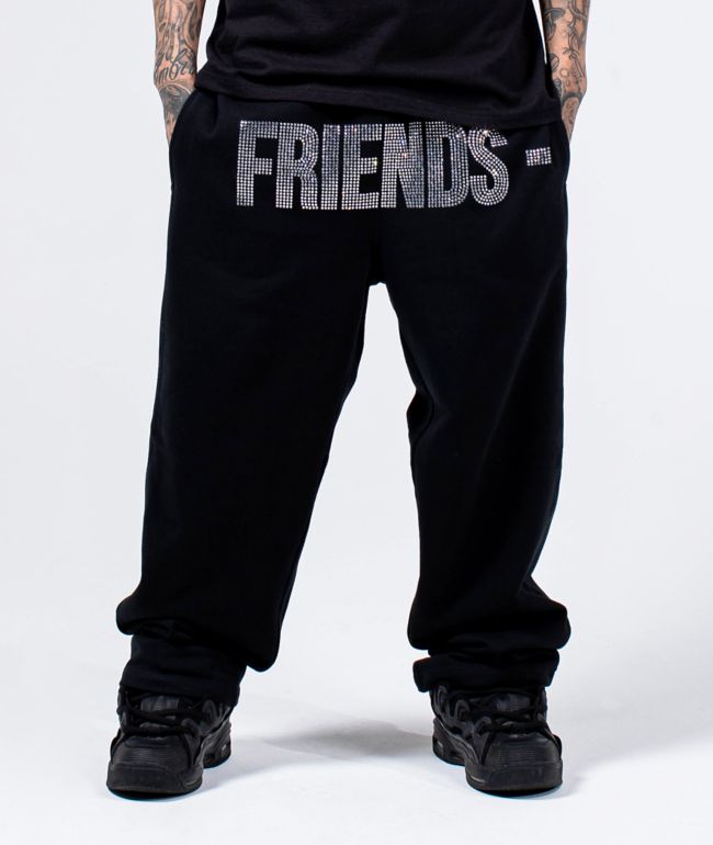 VLONE Friends Black Sweatpants - VLONE
