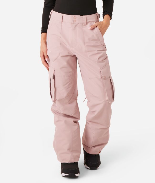 Roxy Trooper Adobe Rose 10K Cargo Snowboard Pants - Roxy
