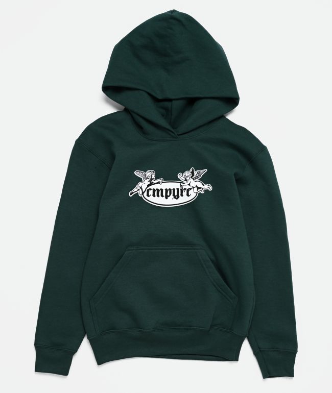 Empyre Kids Cherub Taggers Green Hoodie - Empyre