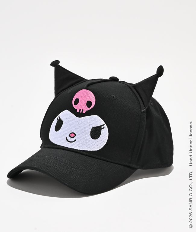 Hello Kitty® and Friends | A.LAB Kuromi™ Black Snapback Hat - Hello Kitty And Friends