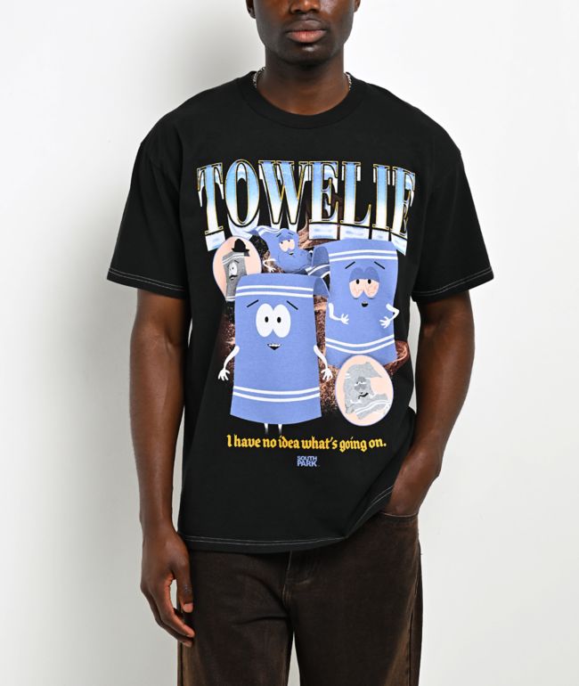 South Park Towelie Bootleg Black T-Shirt - 