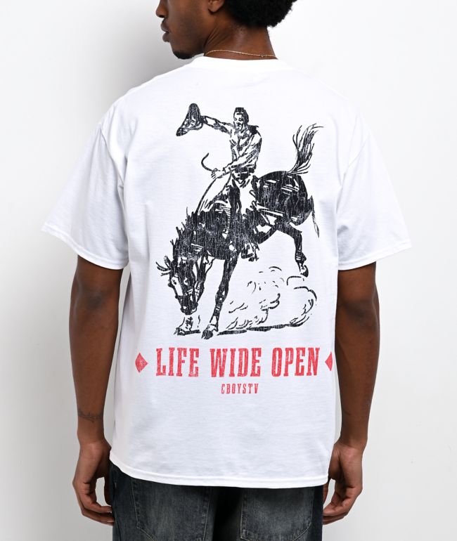 CboysTV Rodeo White T-Shirt - CboysTV