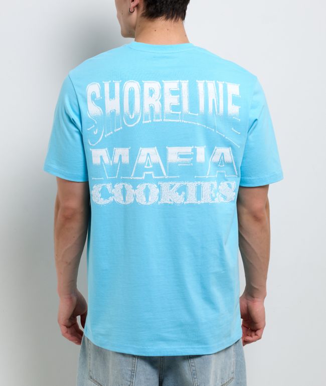 Cookies x Shoreline Mafia Light Blue T-Shirt - Cookies Clothing