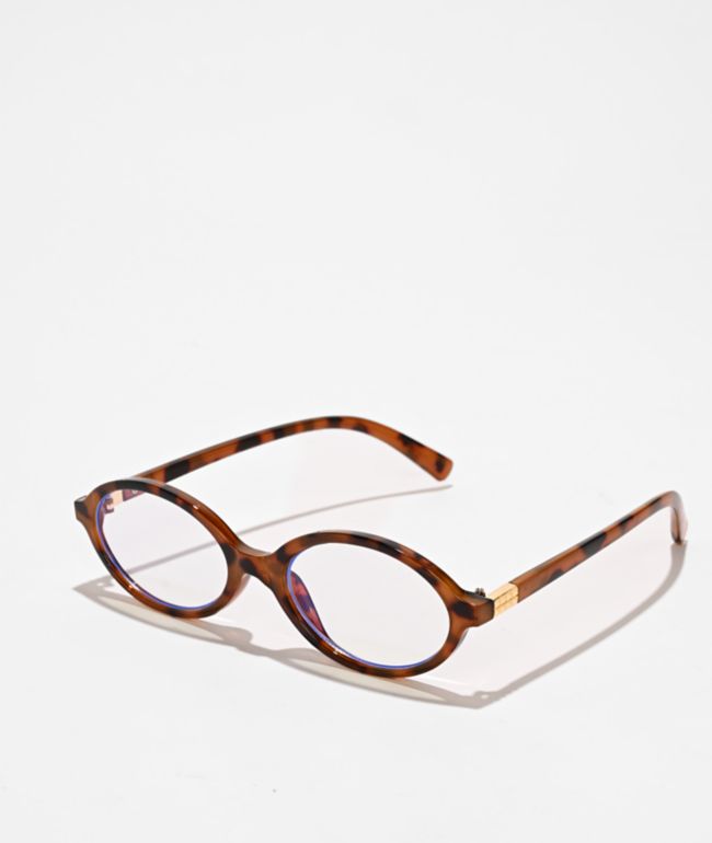 Office Siren Tortoiseshell Blue Light Glasses - I SEA