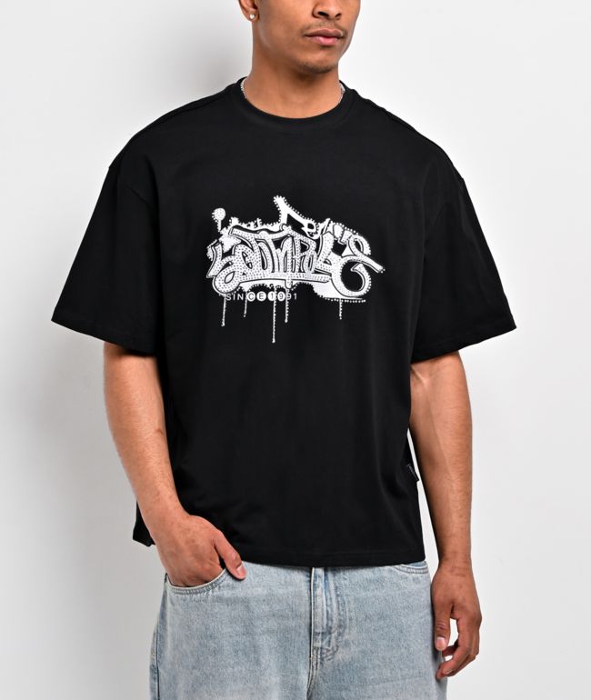 Southpole Legacy Rhinestone Black T-Shirt - Southpole
