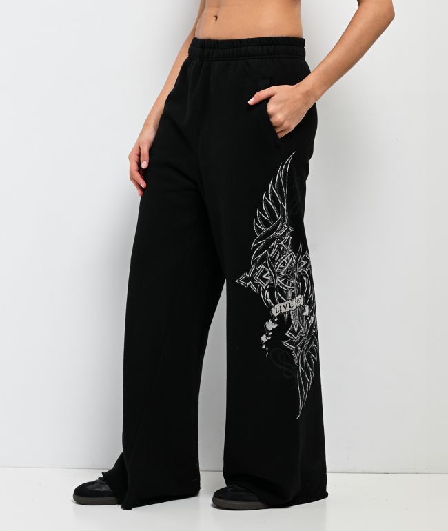 Affliction Widowmaker Black Sweatpants - Affliction